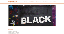 Desktop Screenshot of mocada.org
