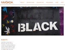 Tablet Screenshot of mocada.org